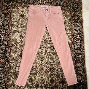 American Eagle Rose Skinny Jean Jegging Size 2 Regular 360 Super Stretch